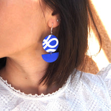 Charger l'image dans la galerie, Les Hâpy - Santorin bleu et blanc